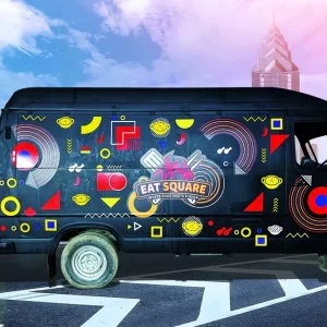 Mixed Diesel Food Truck Food Van, For Mild Drive, Custom
