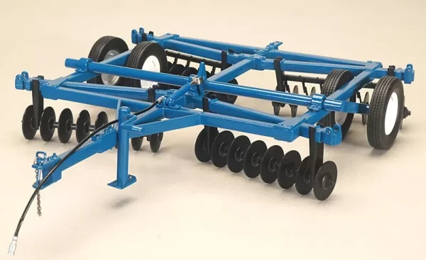 10 Foot Disk - Harrow Blue 1:16 Diecast Metal Farm Model - Speccast - CUST1962